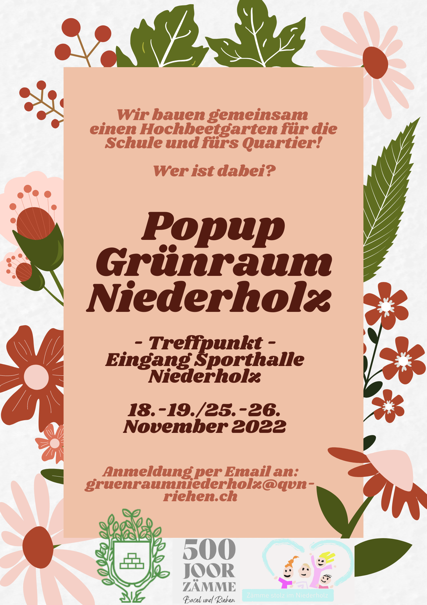 Popup Grünraum Niederholz